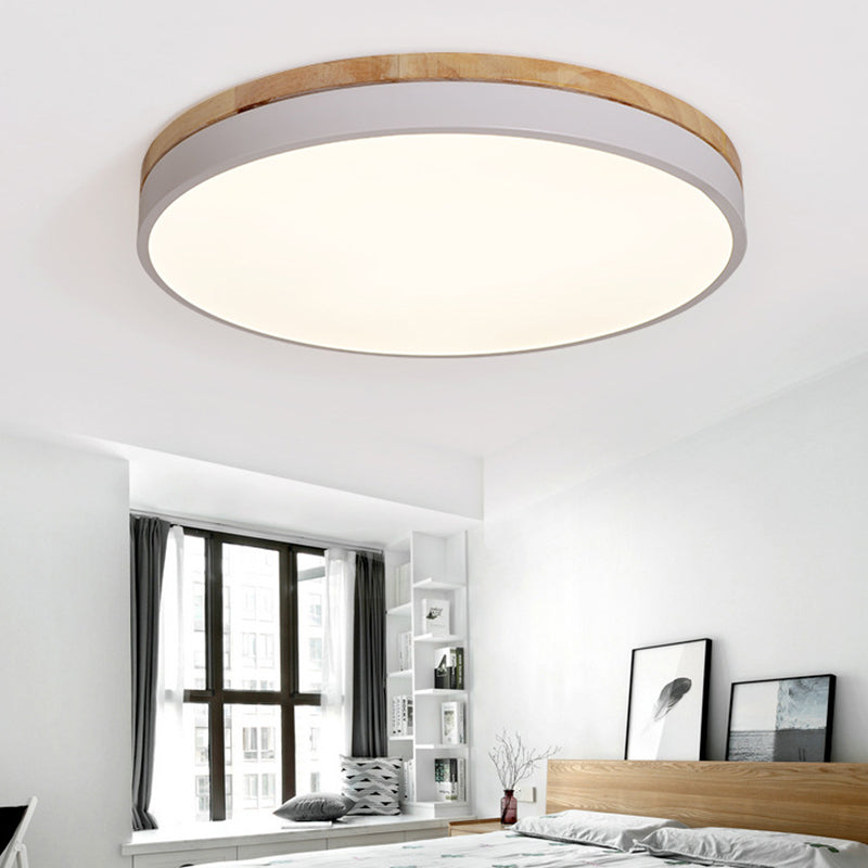 Disk Flush Mount Ceiling Light 1 Light Acrylic Minimalistic Flush Mount Ceiling Light Clearhalo 'Ceiling Lights' 'Close To Ceiling Lights' 'Close to ceiling' 'Flush mount' Lighting' 2590501