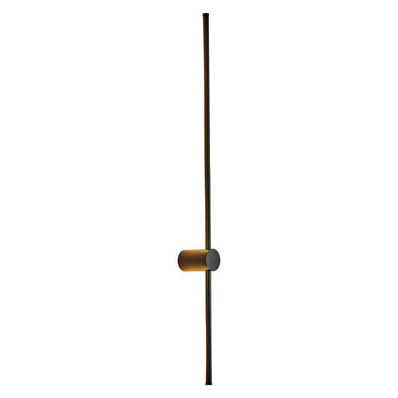 Minimalist Wall Sconce Indoor Lighting Modern LED Metal Wall Lighting Black 39" Clearhalo 'Cast Iron' 'Glass' 'Industrial' 'Modern wall lights' 'Modern' 'Tiffany' 'Traditional wall lights' 'Wall Lamps & Sconces' 'Wall Lights' Lighting' 2594601