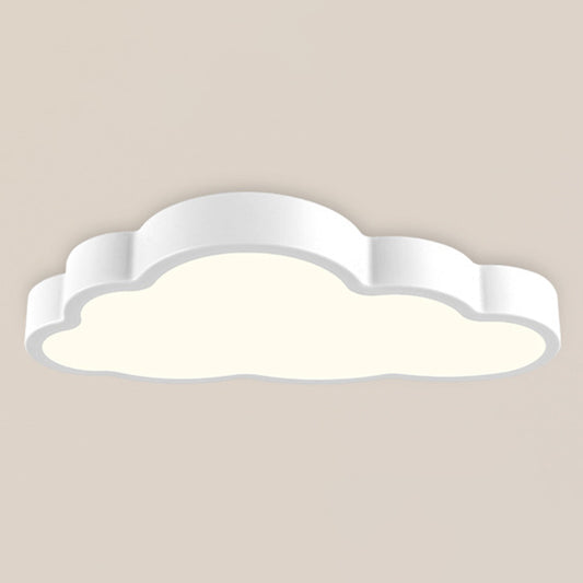 Cloud Bedroom Flush Mounted Ceiling Light Acrylic LED Modern Flush Ceiling Light Clearhalo 'Ceiling Lights' 'Close To Ceiling Lights' 'Lighting' 2603121