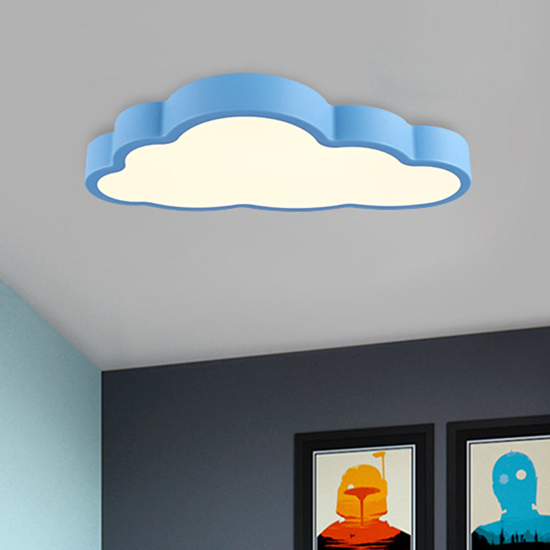 Cloud Bedroom Flush Mounted Ceiling Light Acrylic LED Modern Flush Ceiling Light Clearhalo 'Ceiling Lights' 'Close To Ceiling Lights' 'Lighting' 2603127