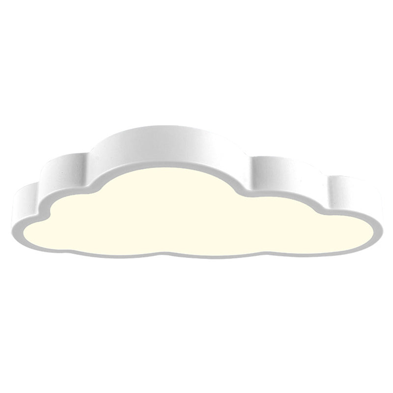 Cloud Bedroom Flush Mounted Ceiling Light Acrylic LED Modern Flush Ceiling Light Clearhalo 'Ceiling Lights' 'Close To Ceiling Lights' 'Lighting' 2603128