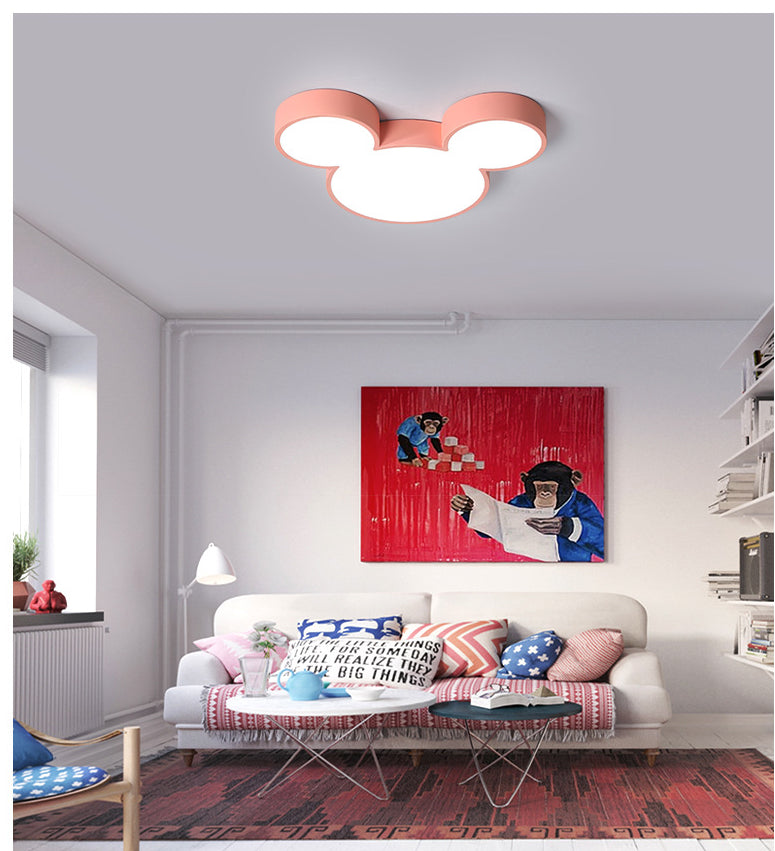 Cartoon Close To Ceiling Lighting Fixture Modern Acrylic LED Flush Mounted Ceiling Light Clearhalo 'Ceiling Lights' 'Close To Ceiling Lights' 'Lighting' 2603146