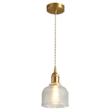 Glass Dome Hanging Ceiling Light Contemporary Style Gold Suspension Pendant for Bedroom Clearhalo 'Ceiling Lights' 'Pendant Lights' 'Pendants' Lighting' options 2603888