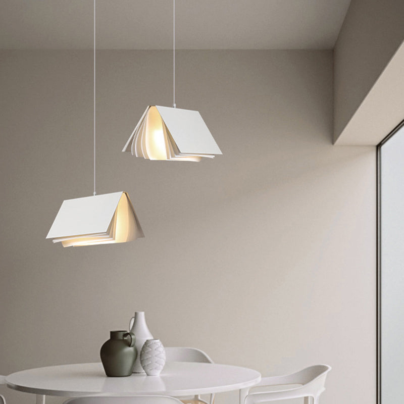 Rectangle Pendant Light Fixture Modern Style Metal Dinning Room Suspension Pendant Clearhalo 'Ceiling Lights' 'Pendant Lights' 'Pendants' Lighting' 2604129