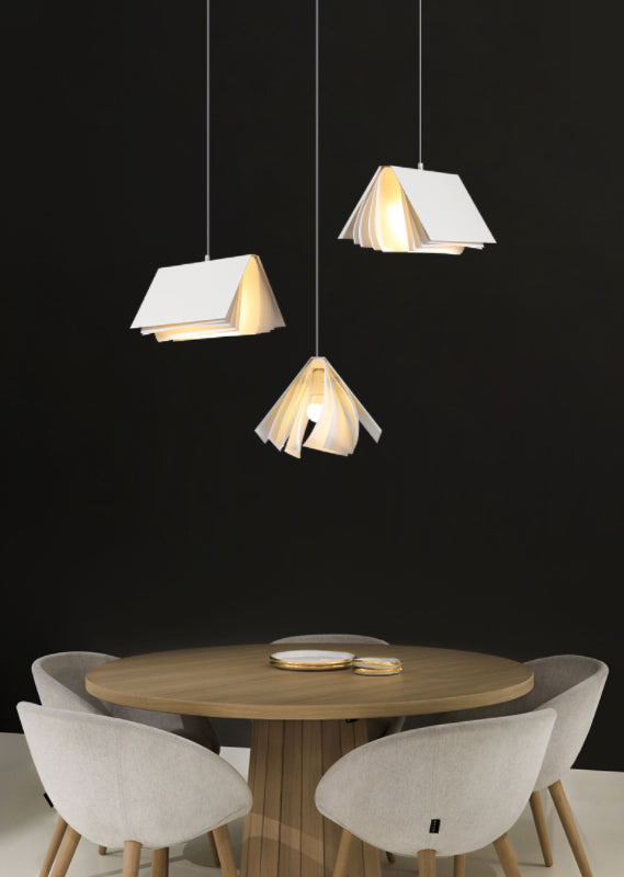 Rectangle Pendant Light Fixture Modern Style Metal Dinning Room Suspension Pendant Clearhalo 'Ceiling Lights' 'Pendant Lights' 'Pendants' Lighting' 2604137