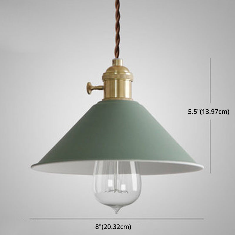 Tapered Dinning Room Pendant Lighting Fixture Metal Modern Style Hanging Pendant Lamp Clearhalo 'Ceiling Lights' 'Pendant Lights' 'Pendants' Lighting' 2604183