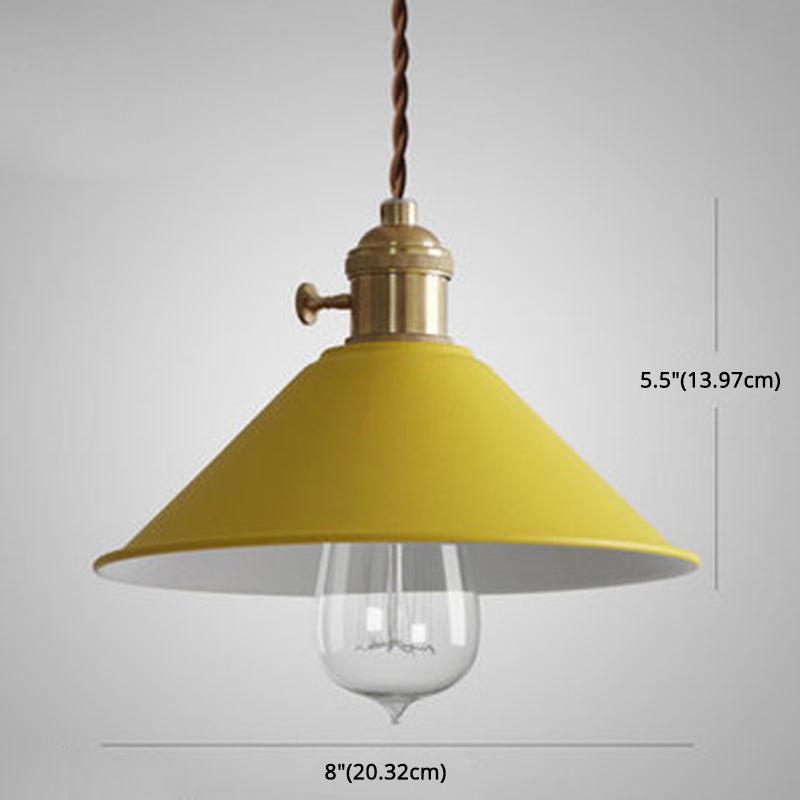 Tapered Dinning Room Pendant Lighting Fixture Metal Modern Style Hanging Pendant Lamp Clearhalo 'Ceiling Lights' 'Pendant Lights' 'Pendants' Lighting' 2604185