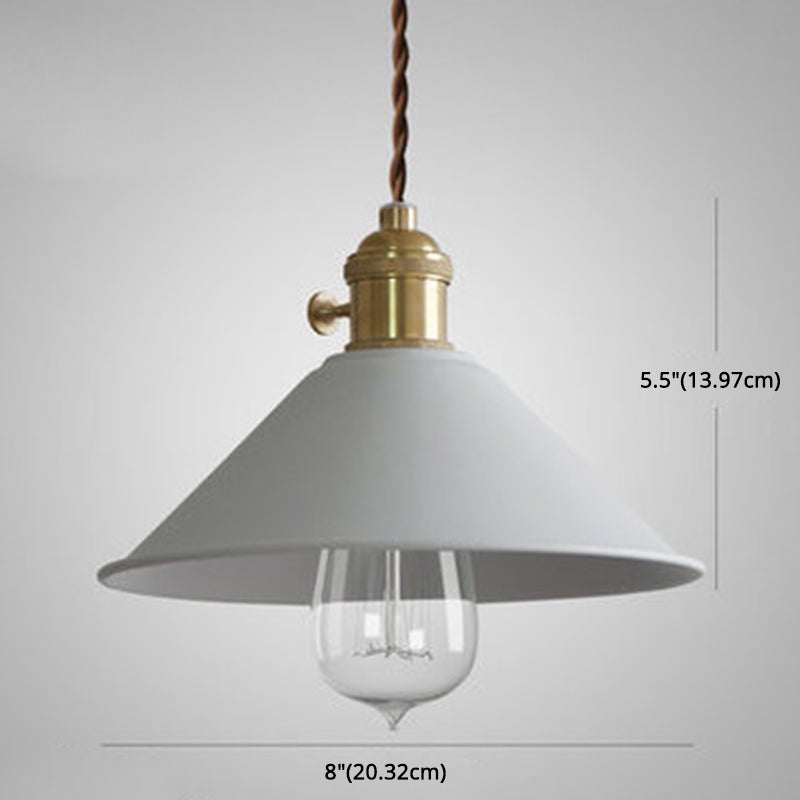 Tapered Dinning Room Pendant Lighting Fixture Metal Modern Style Hanging Pendant Lamp Clearhalo 'Ceiling Lights' 'Pendant Lights' 'Pendants' Lighting' 2604190