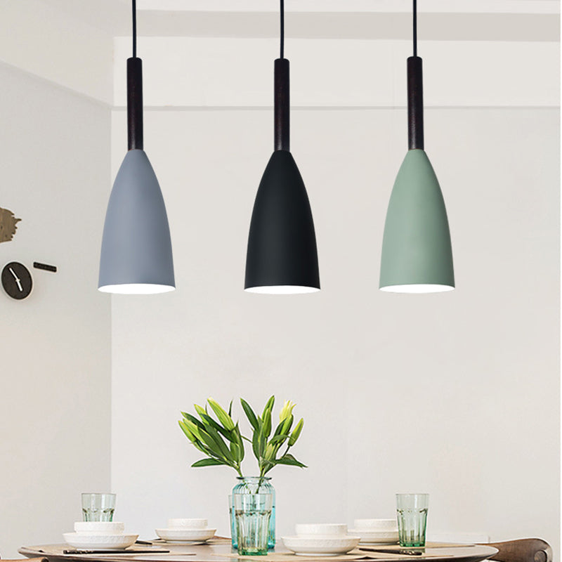 Bottle Pendant Ceiling Light Simplicity Style Metal Ceiling Pendant Lamp for Dinning Room Clearhalo 'Ceiling Lights' 'Pendant Lights' 'Pendants' Lighting' 2604198