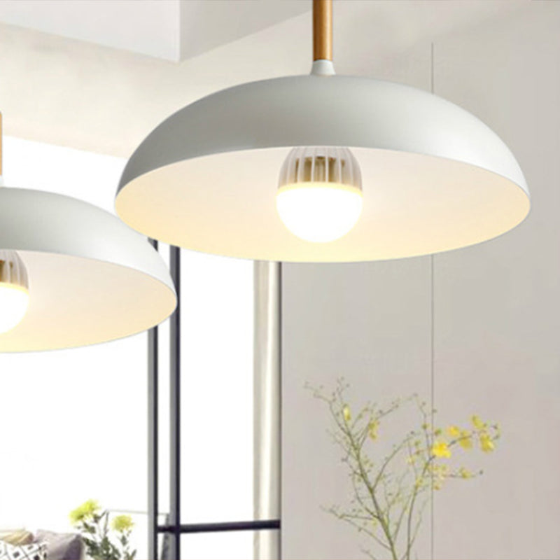 Circle Pendant Lighting Fixture Minimalist Metal Down Lighting Pendant for Bedroom Clearhalo 'Ceiling Lights' 'Pendant Lights' 'Pendants' Lighting' 2604251