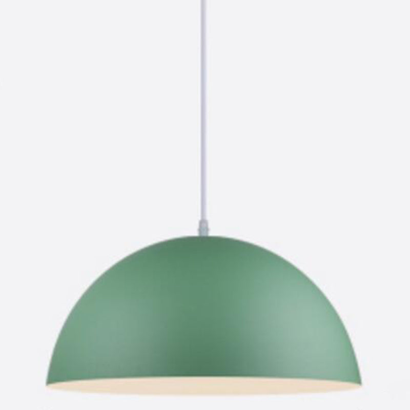 Contemporary Dome Pendant Lighting Fixture Metal Dinning Room Hanging Pendant Light Clearhalo 'Ceiling Lights' 'Pendant Lights' 'Pendants' Lighting' 2604295