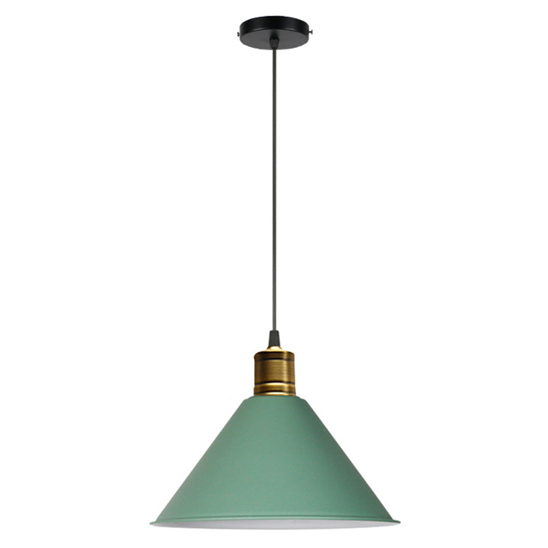 Nordic Style Conical Hanging Pendant Lamp Metal Restaurant Down Lighting Pendant Clearhalo 'Ceiling Lights' 'Pendant Lights' 'Pendants' Lighting' 2604303