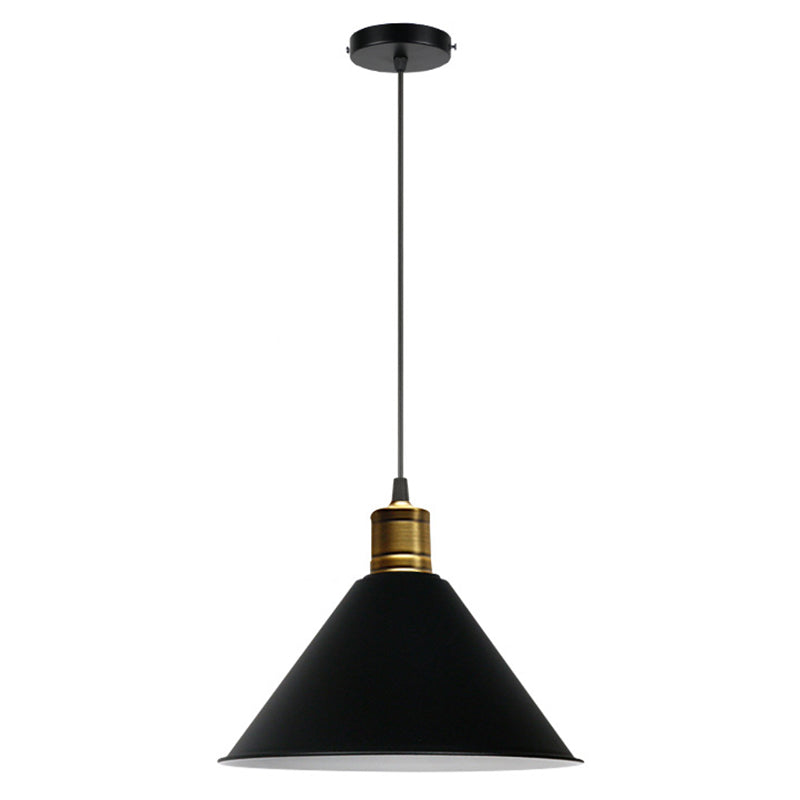 Nordic Style Conical Hanging Pendant Lamp Metal Restaurant Down Lighting Pendant Clearhalo 'Ceiling Lights' 'Pendant Lights' 'Pendants' Lighting' 2604308