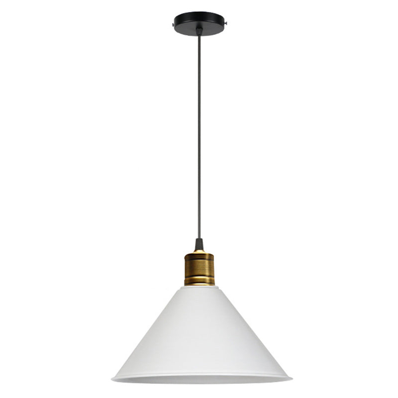 Nordic Style Conical Hanging Pendant Lamp Metal Restaurant Down Lighting Pendant Clearhalo 'Ceiling Lights' 'Pendant Lights' 'Pendants' Lighting' 2604312