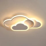 Clouds Acrylic Ceiling Mount Light Fixture Minimalism LED Close To Ceiling Lamp Clearhalo 'Ceiling Lights' 'Close To Ceiling Lights' 'Lighting' 2604541