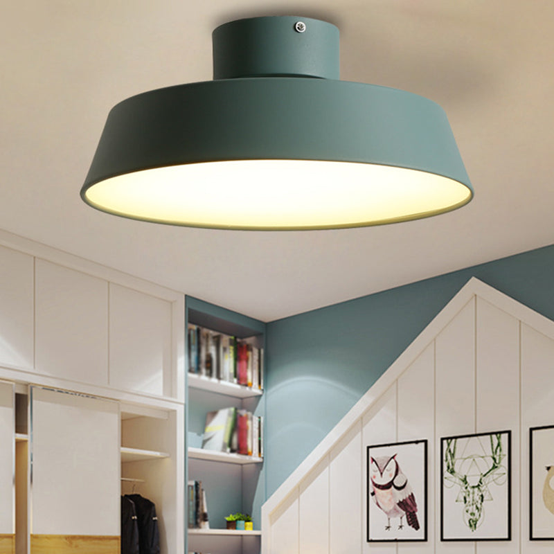 Acrylic Circle Ceiling Mount Light Fixture Nordic Style LED Close To Ceiling Lamp Clearhalo 'Ceiling Lights' 'Close To Ceiling Lights' 'Lighting' 2604577