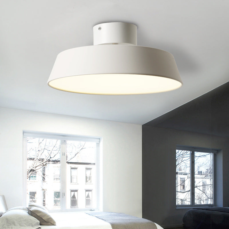 Acrylic Circle Ceiling Mount Light Fixture Nordic Style LED Close To Ceiling Lamp Clearhalo 'Ceiling Lights' 'Close To Ceiling Lights' 'Lighting' 2604578