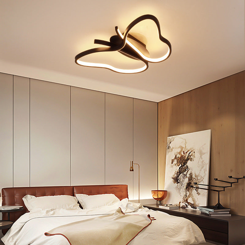 Butterfly Ceiling Light Fixture Modern Style LED Metal Close to Ceiling Lighting Fixture Clearhalo 'Ceiling Lights' 'Close To Ceiling Lights' 'Lighting' 2604764