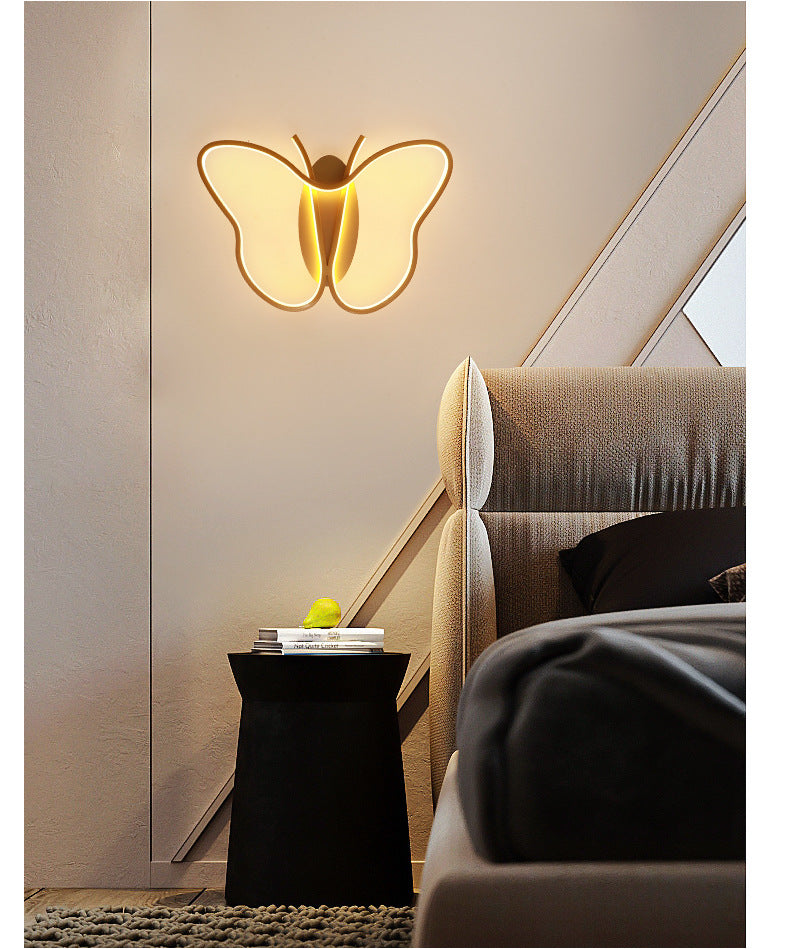 Butterfly Ceiling Light Fixture Modern Style LED Metal Close to Ceiling Lighting Fixture Clearhalo 'Ceiling Lights' 'Close To Ceiling Lights' 'Lighting' 2604772