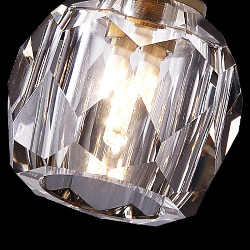 Pineapple Crystal Flush Mount Ceiling Light Fixture Modern Gold Flushmount Lighting Clearhalo 'Ceiling Lights' 'Close To Ceiling Lights' 'Lighting' 2604933