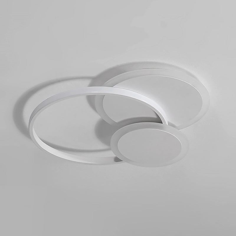 Circle Flush Mount Lighting Acrylic Modern Simplicity Flush Ceiling Light Fixtures for Bedroom Clearhalo 'Ceiling Lights' 'Close To Ceiling Lights' 'Lighting' 2605493