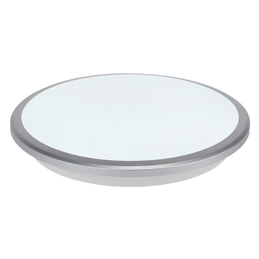 Super-thin Round Flush Mount Light Fixtures 1 Light Acrylic Contemporary Ceiling Lights Flush Mount Silver Clearhalo 'Ceiling Lights' 'Close To Ceiling Lights' 'Lighting' 2605541