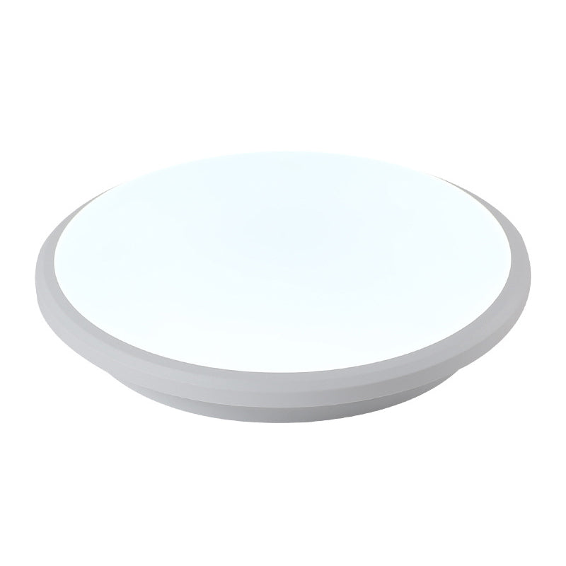 Super-thin Round Flush Mount Light Fixtures 1 Light Acrylic Contemporary Ceiling Lights Flush Mount White Clearhalo 'Ceiling Lights' 'Close To Ceiling Lights' 'Lighting' 2605544