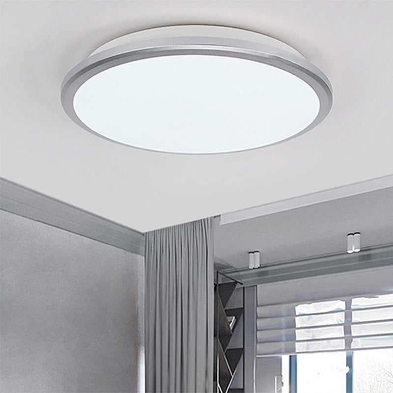 Super-thin Round Flush Mount Light Fixtures 1 Light Acrylic Contemporary Ceiling Lights Flush Mount Clearhalo 'Ceiling Lights' 'Close To Ceiling Lights' 'Lighting' 2605550