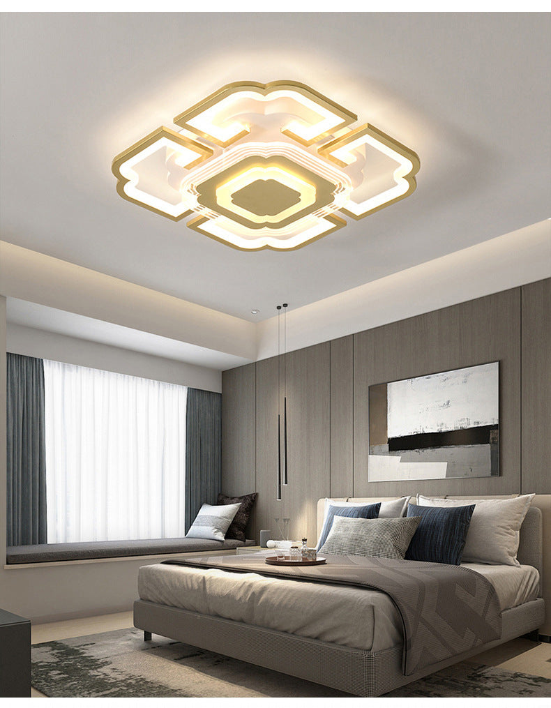 Geometric Flush Mount Light Acrylic Minimalism Flush Mount Spotlight for Living Room Clearhalo 'Ceiling Lights' 'Close To Ceiling Lights' 'Lighting' 2605565