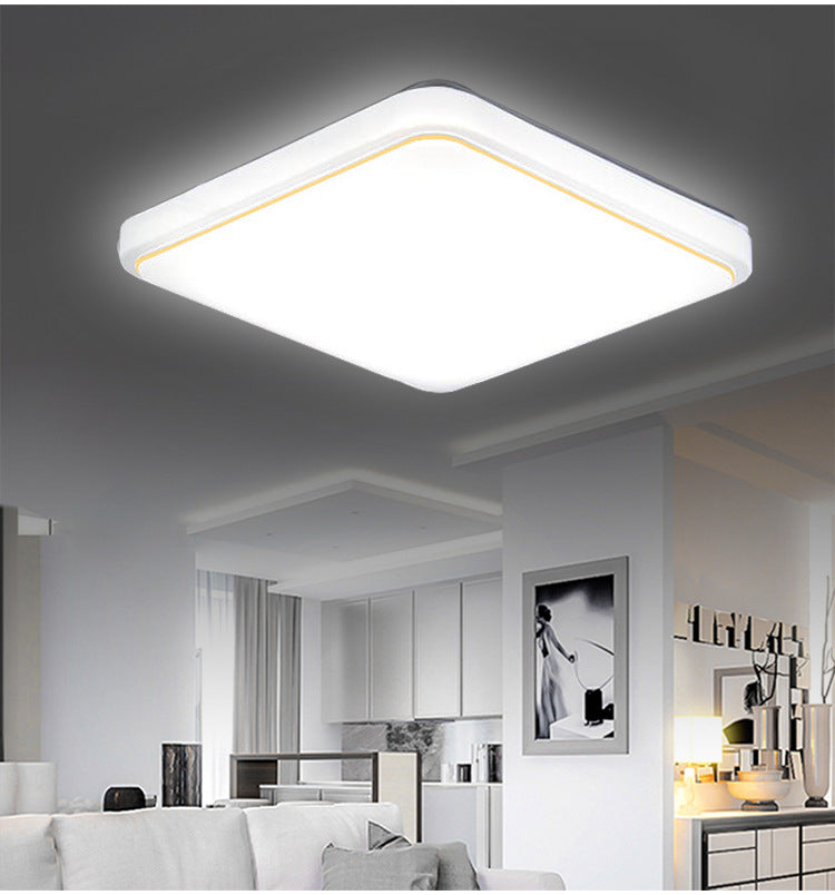 Square Flush Mount Ceiling Light Simplicity Acrylic Ceiling Flush Mount for Living Room Clearhalo 'Ceiling Lights' 'Close To Ceiling Lights' 'Lighting' 2605608