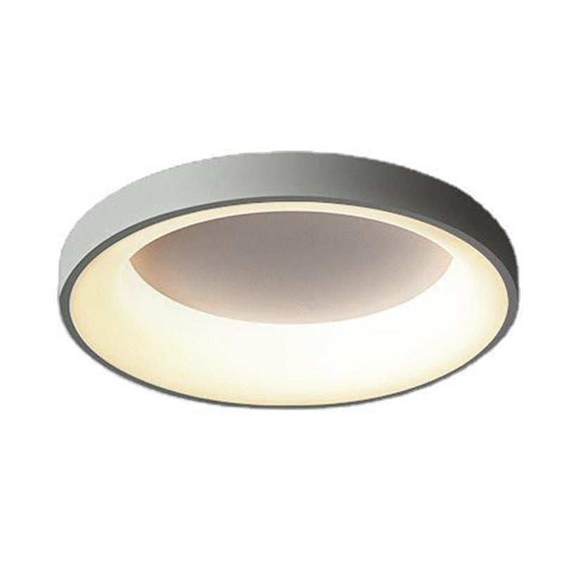 Metal Circular Flush mount Ceiling Lamp Nordic Style LED Flush Mount Lighting for Bedroom Clearhalo 'Ceiling Lights' 'Close To Ceiling Lights' 'Lighting' 2609776