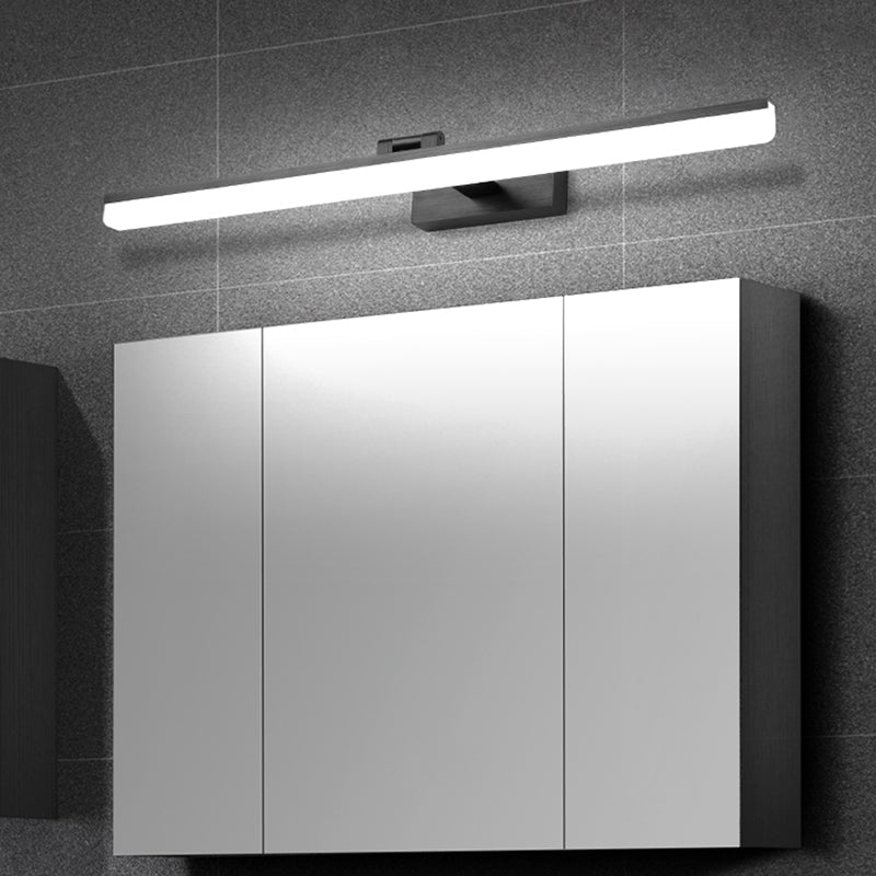 Bathroom LED Mirror Cabinet Lamp Modern Bath Light in 3 Color Finish Clearhalo 'Vanity Lights' 'Wall Lights' Lighting' 2616871