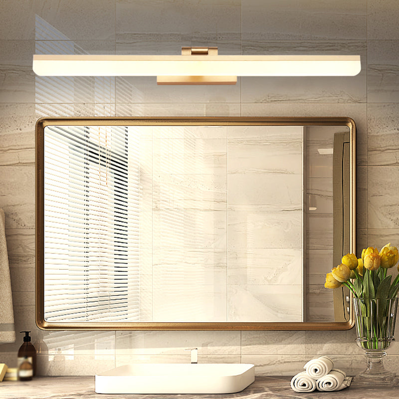 Bathroom LED Mirror Cabinet Lamp Modern Bath Light in 3 Color Finish Clearhalo 'Vanity Lights' 'Wall Lights' Lighting' 2616875