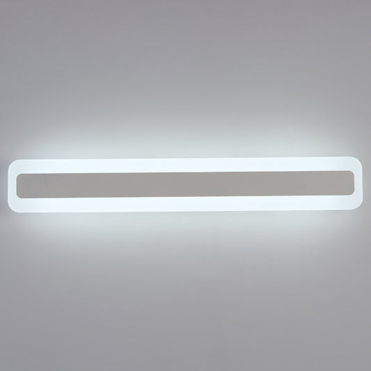 Modern Style Acrylic LED Vanity Light Waterproof and High Brightness Vanity Sconce for Bathroom Clearhalo 'Vanity Lights' 'Wall Lights' Lighting' 2616894