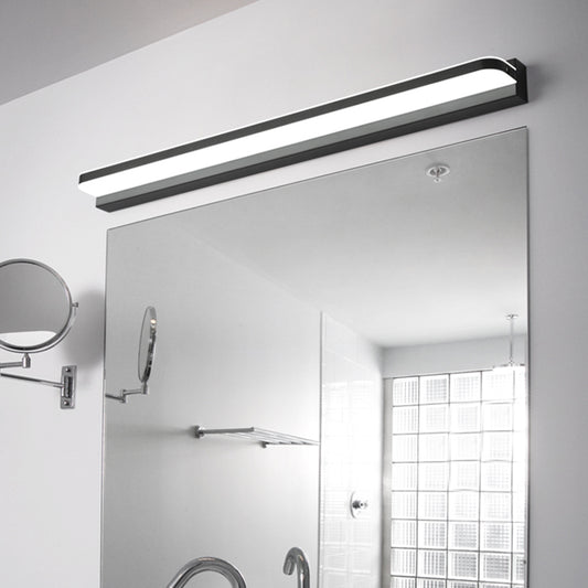 Linear Vanity Lighting Ideas Modern Style Wall Lamp in Multiple Sightless for Bathroom Clearhalo 'Vanity Lights' 'Wall Lights' Lighting' 2616904