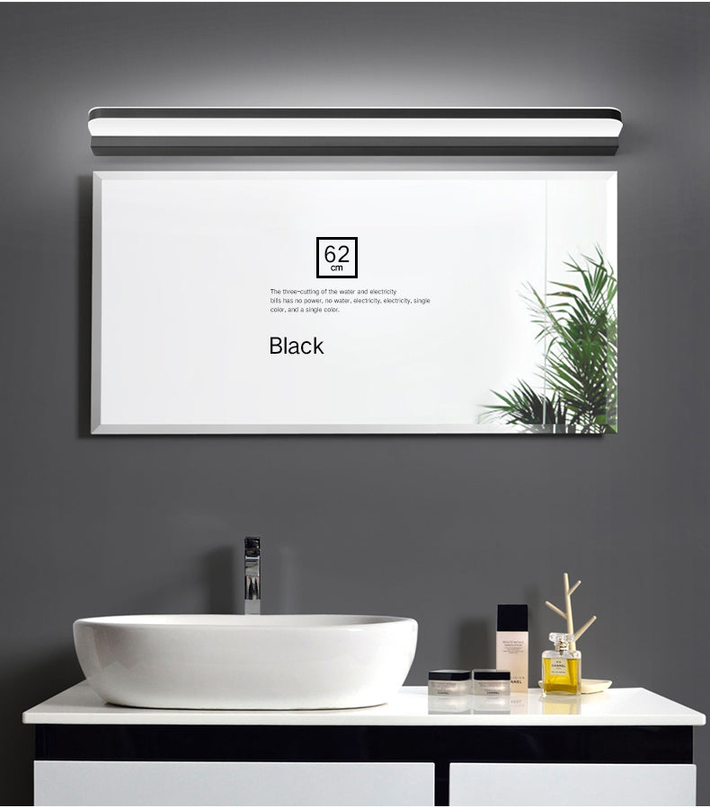 Bathroom Contemporary Vanity Lights Ambient Lighting Wall Lamp for Makeup Clearhalo 'Vanity Lights' 'Wall Lights' Lighting' 2616965