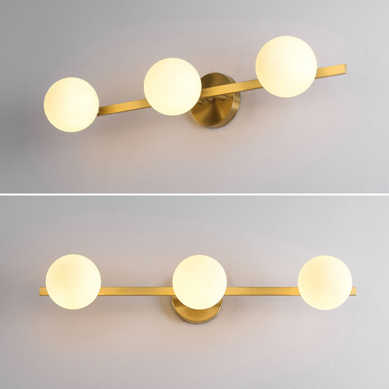 Personalized Vanity Wall Lights Modern LED Metal Vanity Lights for Bathroom Clearhalo 'Vanity Lights' 'Wall Lights' Lighting' 2617038