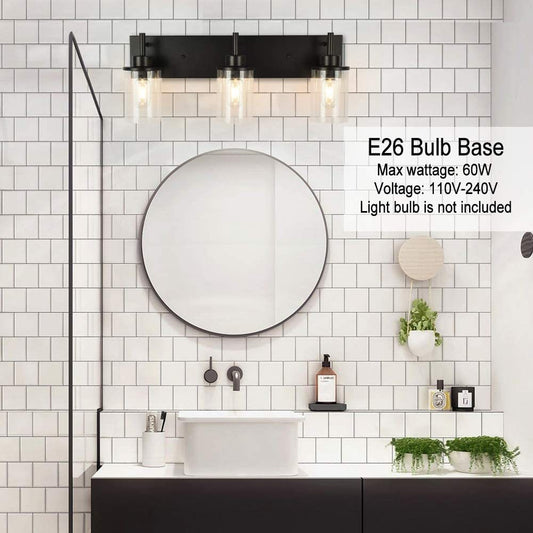 American Style Vanity Mirror Lights Metal Industrial Vanity Wall Light Fixtures for Bathroom Clearhalo 'Vanity Lights' 'Wall Lights' Lighting' 2617125