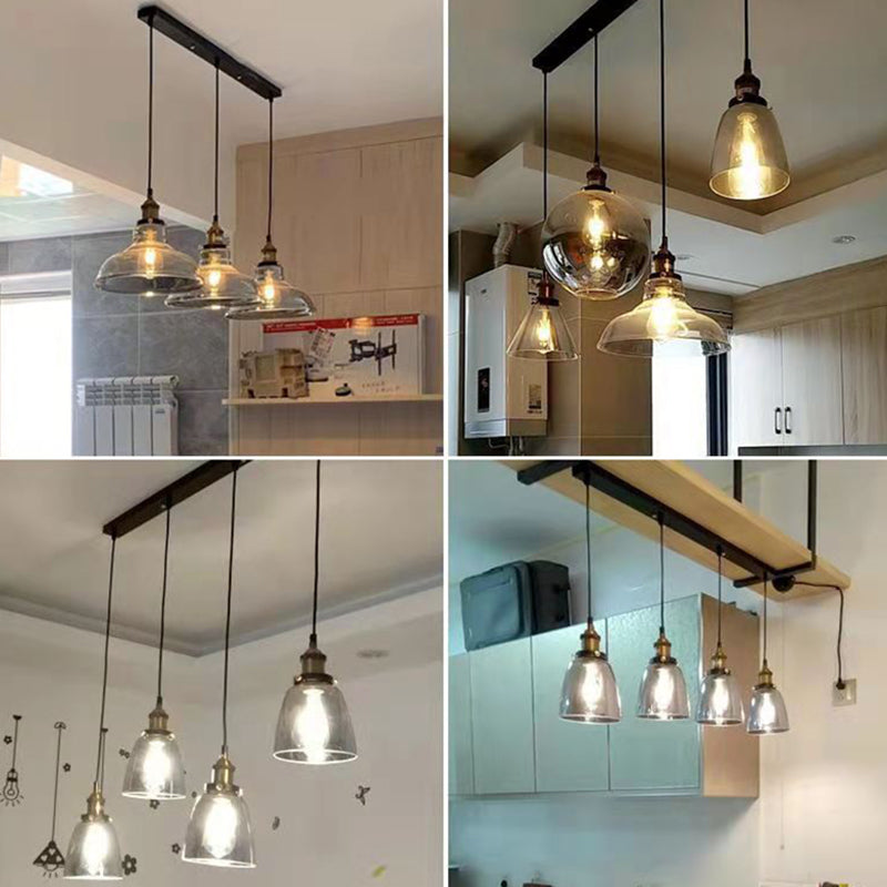 1 Light Hanging Pendant Lights Nordic Industrial Style Mirrored Glass Pendant Ceiling Lights Clearhalo 'Ceiling Lights' 'Pendant Lights' 'Pendants' Lighting' 2617485