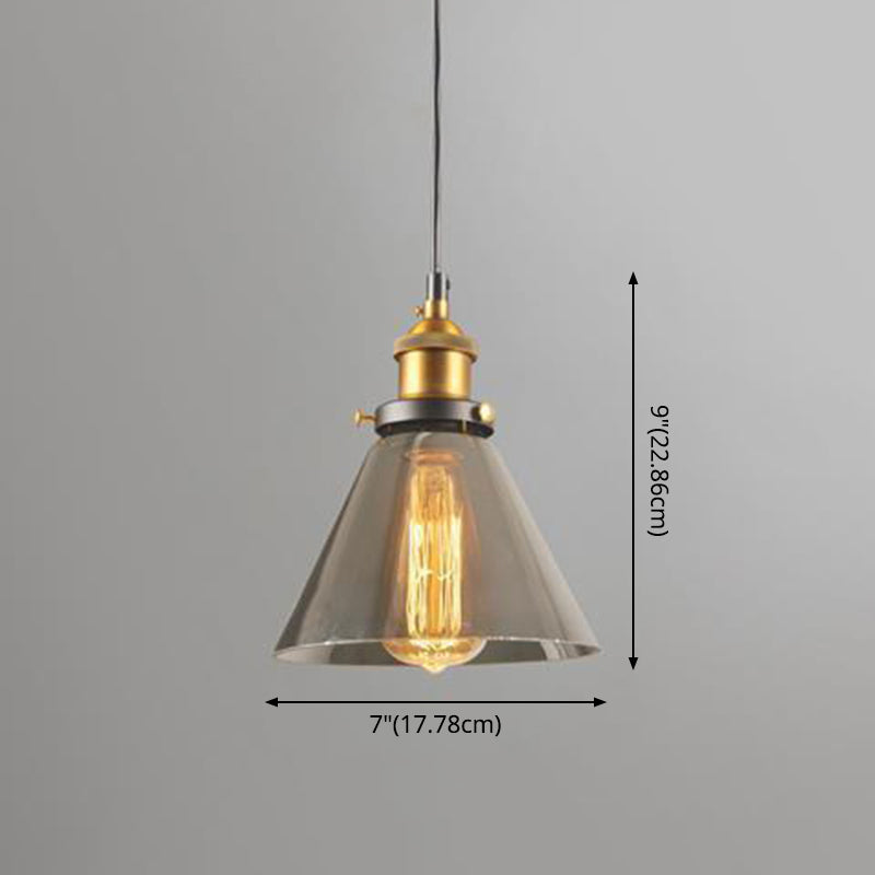 1 Light Hanging Pendant Lights Nordic Industrial Style Mirrored Glass Pendant Ceiling Lights Clearhalo 'Ceiling Lights' 'Pendant Lights' 'Pendants' Lighting' 2617492