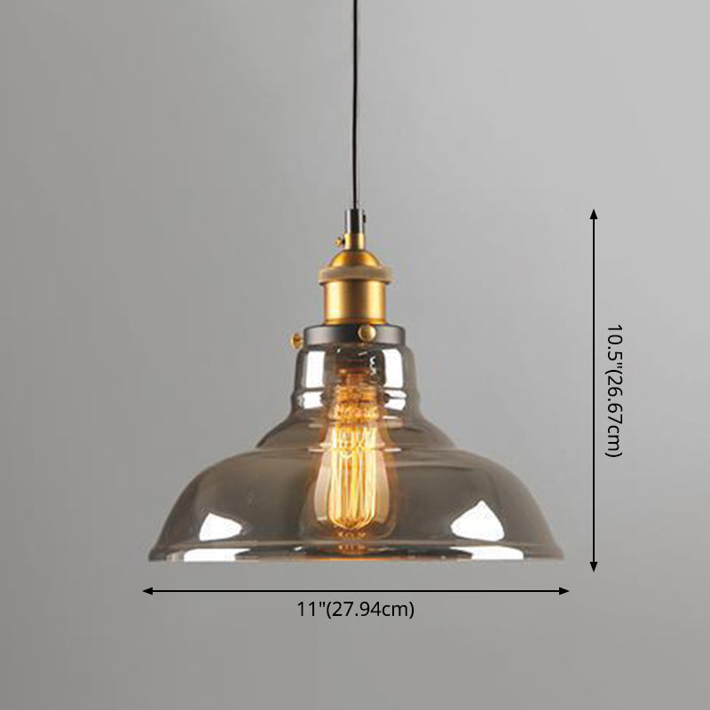 1 Light Hanging Pendant Lights Nordic Industrial Style Mirrored Glass Pendant Ceiling Lights Clearhalo 'Ceiling Lights' 'Pendant Lights' 'Pendants' Lighting' 2617493