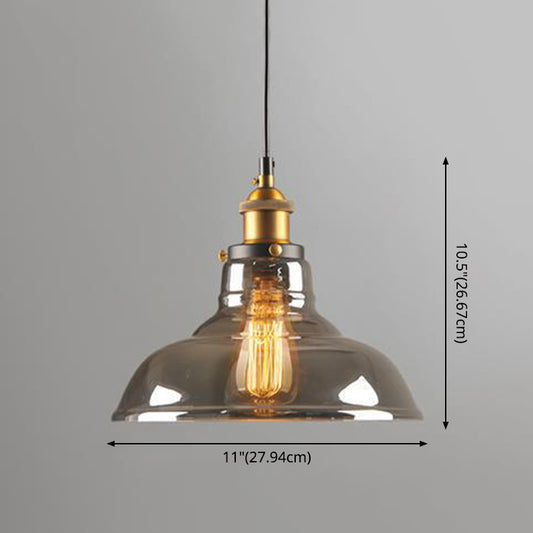 1 Light Hanging Pendant Lights Nordic Industrial Style Mirrored Glass Pendant Ceiling Lights Clearhalo 'Ceiling Lights' 'Pendant Lights' 'Pendants' Lighting' 2617493