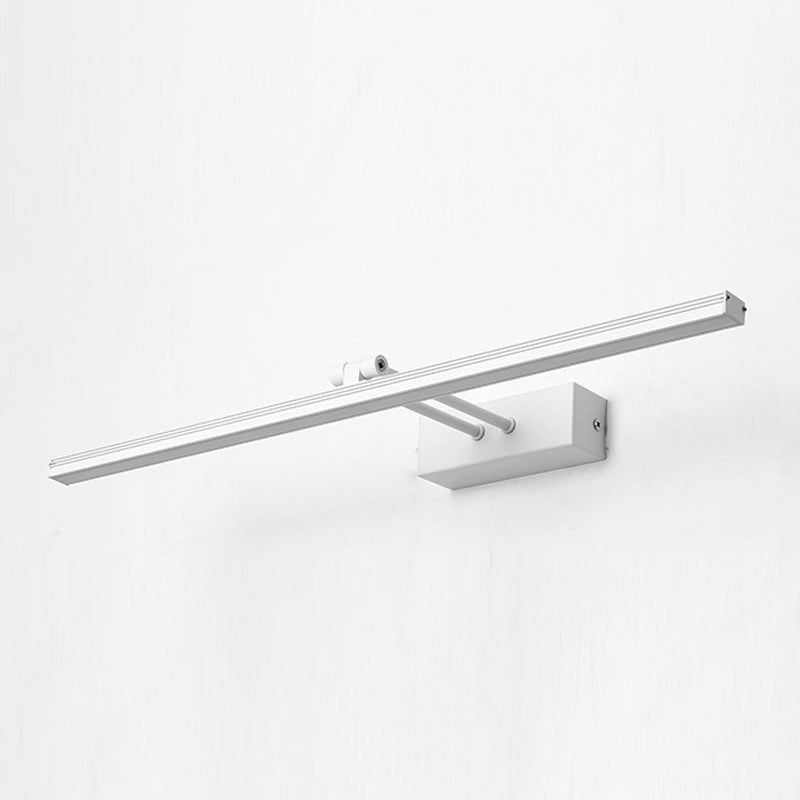 Linear Vanity Light Modern Minimalist Style Metal Single Vanity Light Clearhalo 'Vanity Lights' 'Wall Lights' Lighting' 2627069