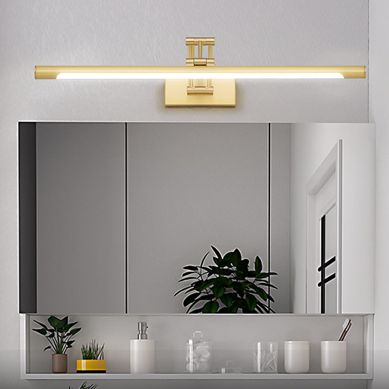 Armed Vanity Wall Light Fixtures Modern Luxury Style Copper Single Vanity Light Clearhalo 'Vanity Lights' 'Wall Lights' Lighting' 2627155