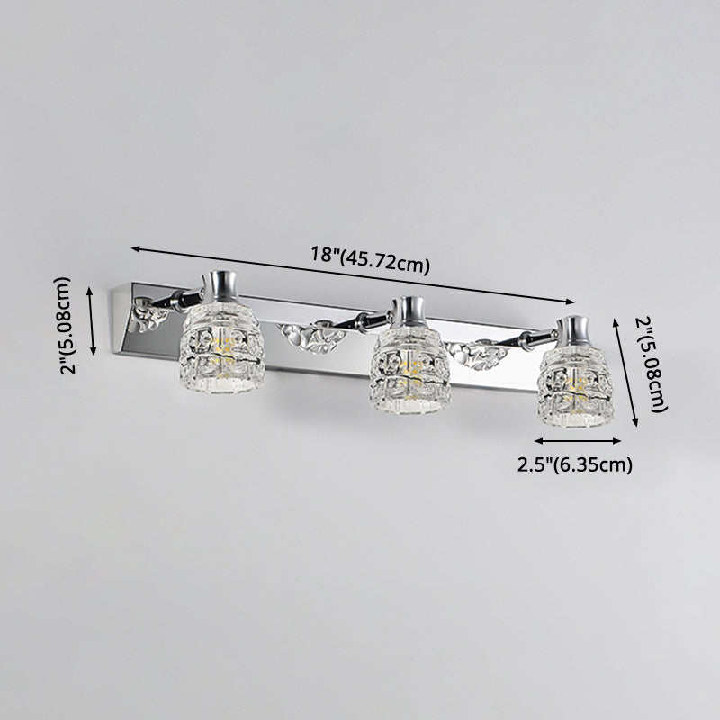 Armed Vanity Wall Light Fixtures Light Extravagance Retro Style Crystal Vanity Lights Clearhalo 'Vanity Lights' 'Wall Lights' Lighting' 2627420