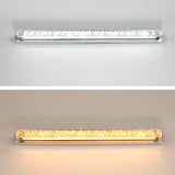 Rectangular Vanity Wall Light Fixtures Modern Luxury Style Crystal Single Vanity Lights Clearhalo 'Vanity Lights' 'Wall Lights' Lighting' 2627434