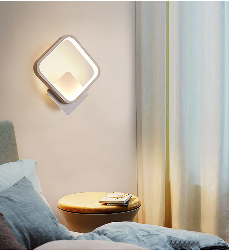 Ambient Lighting LED Wall Mount Lamp Nordic Line Wall Mount Lighting for Corridor Bedroom Clearhalo 'Wall Lamps & Sconces' 'Wall Lights' Lighting' 2627593