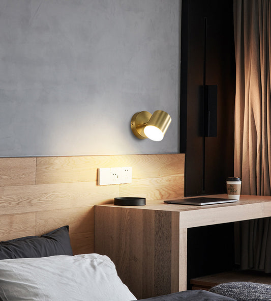 LED Postmodern Style Sconce Light 1 Head Down Lighting Wall Mounted Lamp for Bedroom Clearhalo 'Wall Lamps & Sconces' 'Wall Lights' Lighting' 2627858