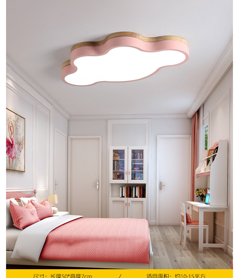 Nordic Style Metal Flush Mount Ceiling Lamp Cloud Shape LED Flush Mount Lighting for Kids Bedroom Clearhalo 'Ceiling Lights' 'Close To Ceiling Lights' 'Lighting' 2628353