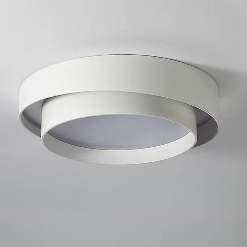 Acrylic Drum Shade Flush Lamp Nordic Style LED Ceiling Flush Mount Light for Bedroom Clearhalo 'Ceiling Lights' 'Close To Ceiling Lights' 'Lighting' 2629442